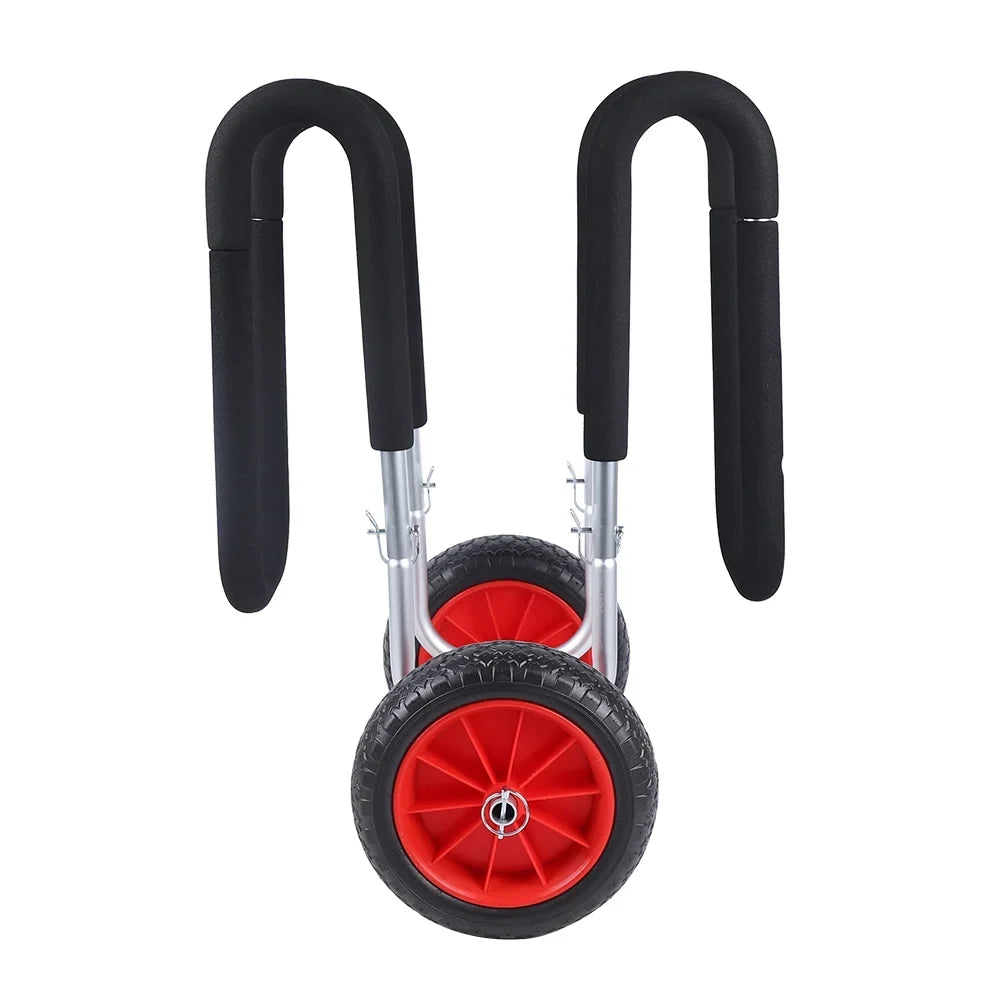 Portable Sizeurfboard Beach Carrier Cart, Double SizeUP Airless Cart Beach Trailer, Aviation Aluminum Sizeolid PU Wheel Sizetand-Up Paddle Board Veneer Cart