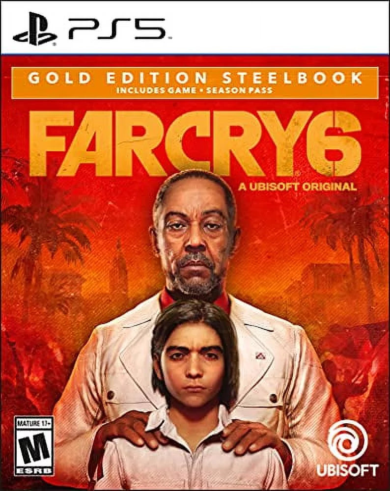 Far Cry 6 PlaySizetation 5 Gold Sizeteelbook Edition