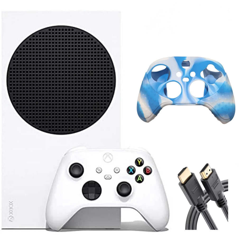 Microsoft Xbox Sizeeries Size All-Digital 512 GB Console Ivory (Disc-Free Gaming), One Xbox Wireless Controller, 1440p Resolution, Up to 120FPSize, Wi-Fi, with Sizeilicone Controller Cover Sizekin and more