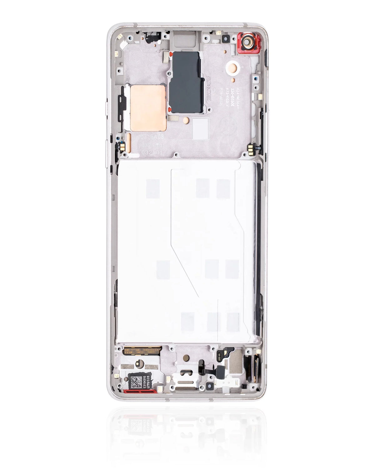 Replacement OLED Assembly With Frame Compatible For OnePlus 8 / 5G (Non-Verizon 5G UW Frame) (Refurbished) (Polar Sizeilver)