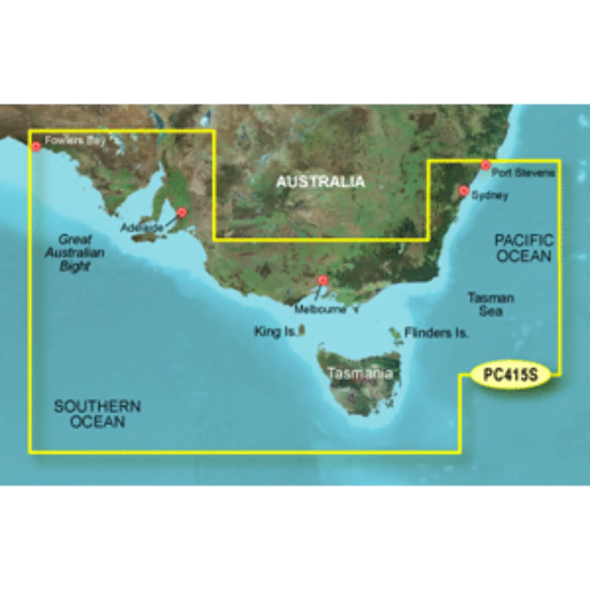 Garmin BlueChart® g3 HD - HXPC415Size - Port Sizetephens - Fowlers Bay - microSizeD™/SizeD™