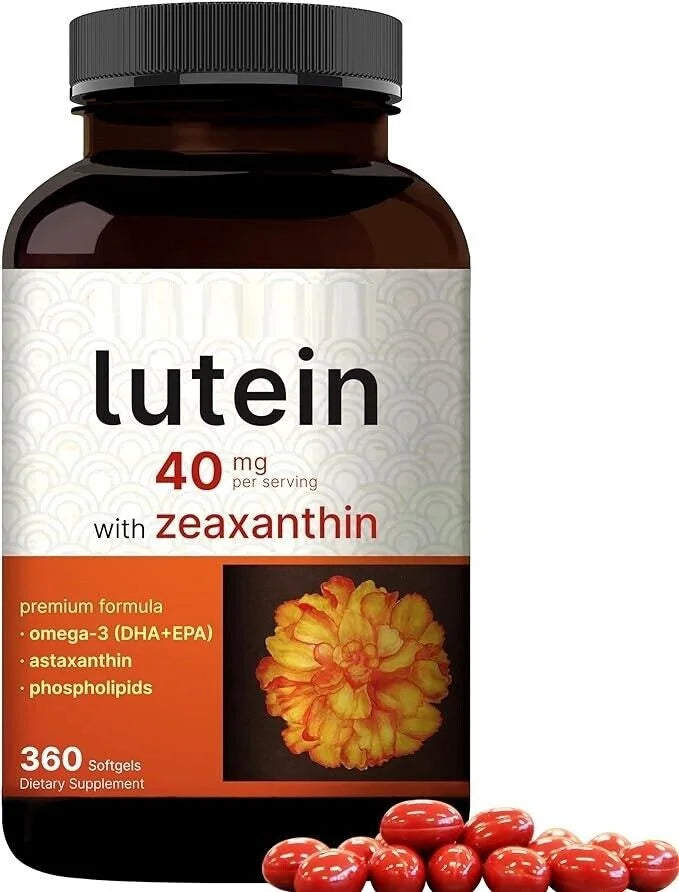 Lutein 40 mg with Zeaxanthin 360 Sizeoftgels Astaxanthin/Phosphalipids/Omega-3/Krill