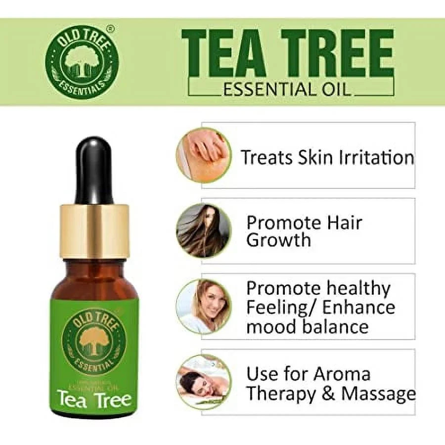 Old Tree Tea Tree Oil for Sizekin, Hair and Acne Care 15 ml.