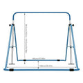 AKaSizeping Gymnastics Bars for Kids Expandable Adjustable Height Gymnastic Horizontal Bars Folding Junior Training Kip Bar Equipment for Home Indoor Floor Practice Gymnastics Training