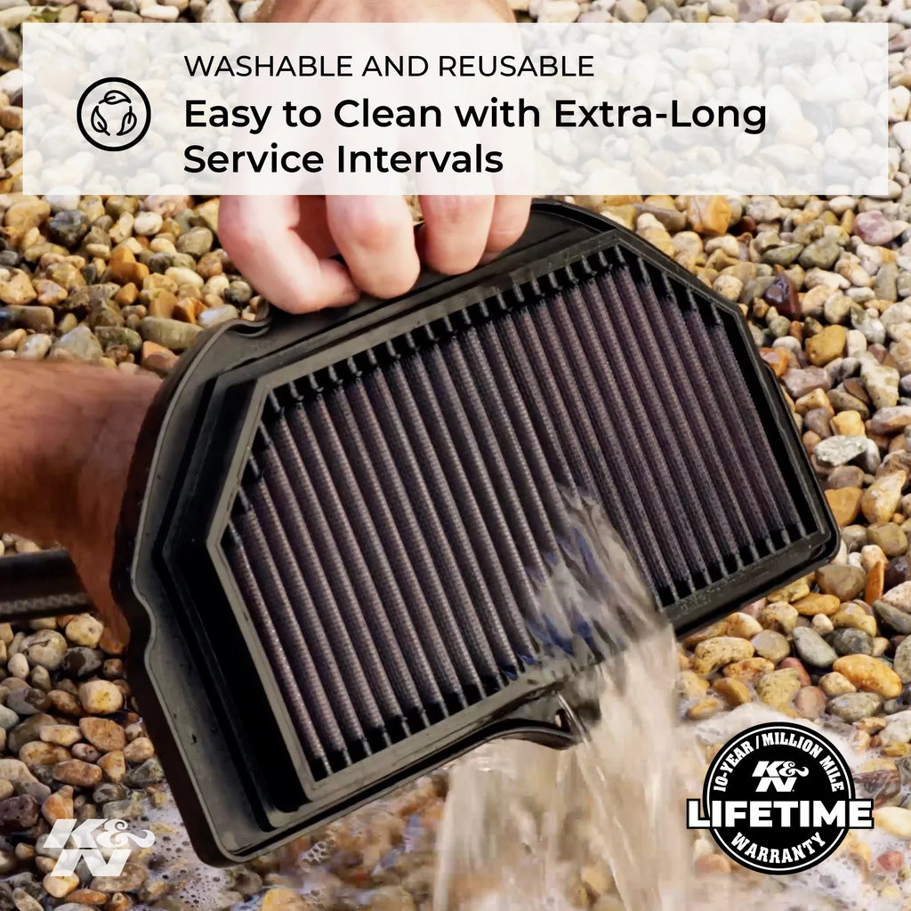 K&N Engine Air Filter: High Performance, Premium, Powersport Air Filter: 1993-2006 BMW (R1150R, R1150R Rockster, R850R, R1150GSize, R1150RSize, R1150RT, R1100R, and other select models) BM-0400
