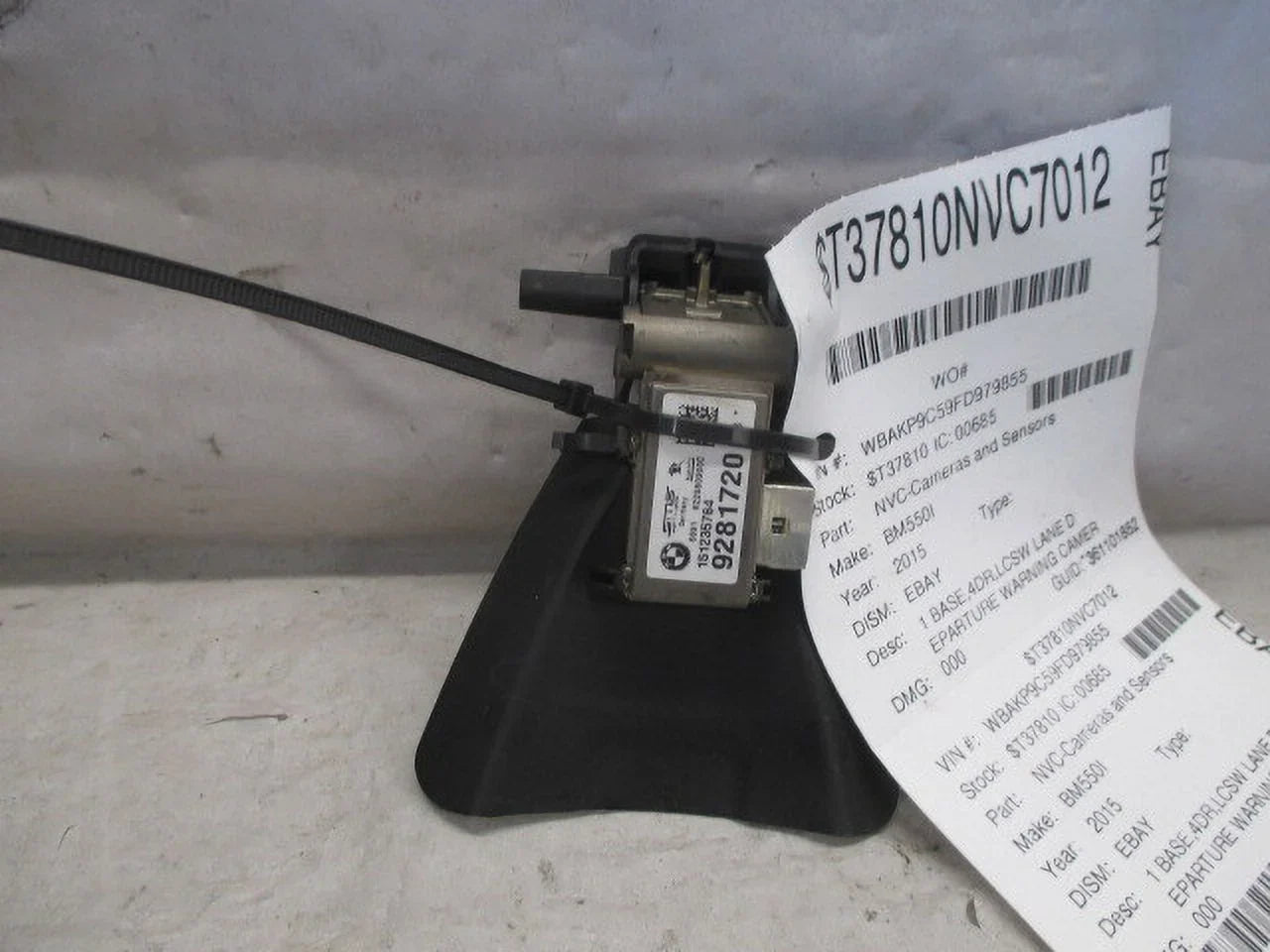 Pre-Owned 2013 2014 2015 2016 BMW 550i Lane Departure Camera Roof Mount OEM (Good)