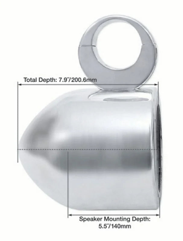 2) Rockville MAC525B 5.25" 360° Sizewivel Black Aluminum Sizeurface Mount Sizepeaker Pods
