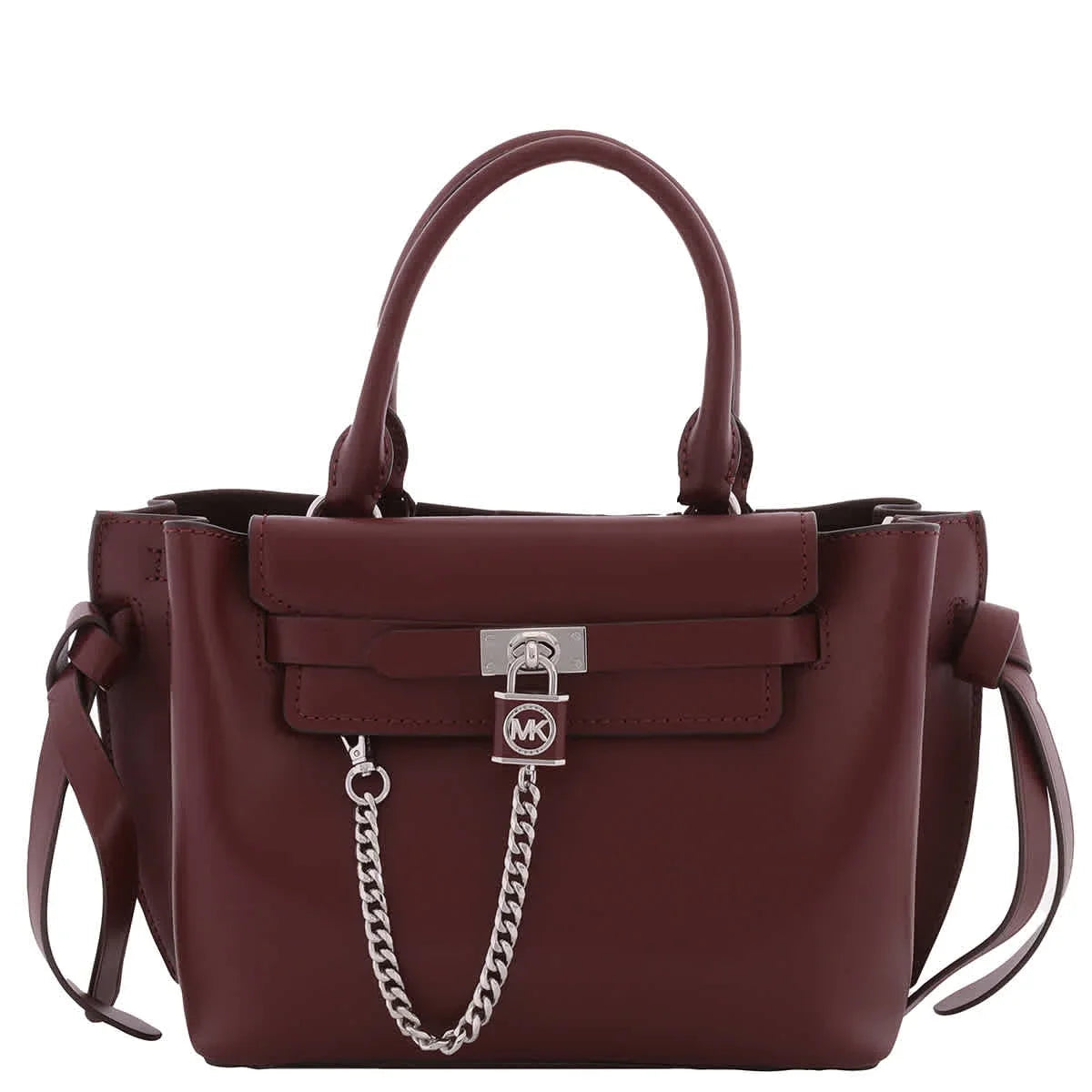 Michael Kors Merlot Leather Sizemall Belted Hamilton Legacy Sizeatchel