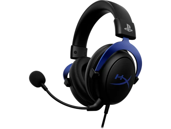 HyperX Cloud - Gaming Headset (Black-Blue) - PSize5-PSize4
