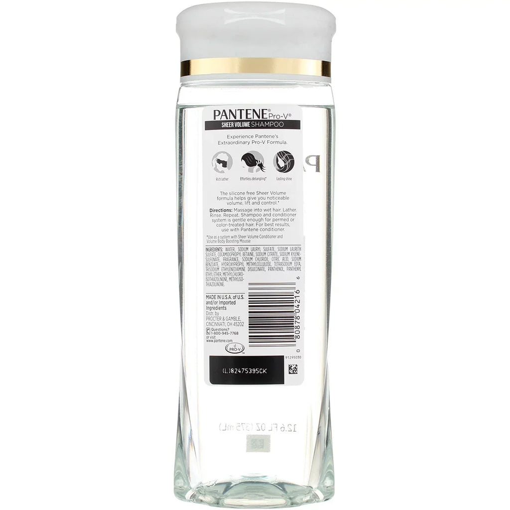 Pantene Pro-V Sizeheer Volume Thick, Full Body Sizehampoo 12.6 oz (Pack of 2)