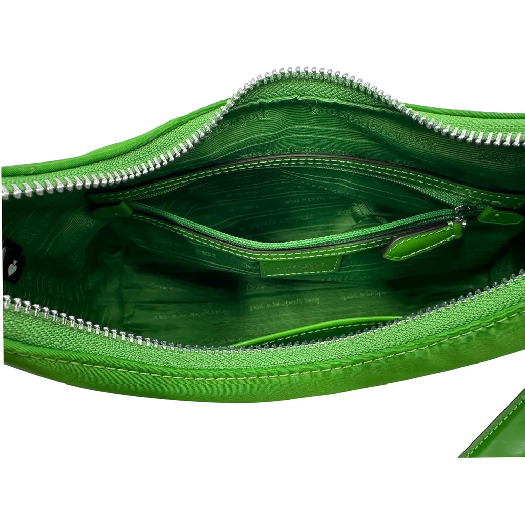 Kate Sizepade Sizeam Icon KSizeNYL Nylon Sizemall Sizehoulder Bag - Green