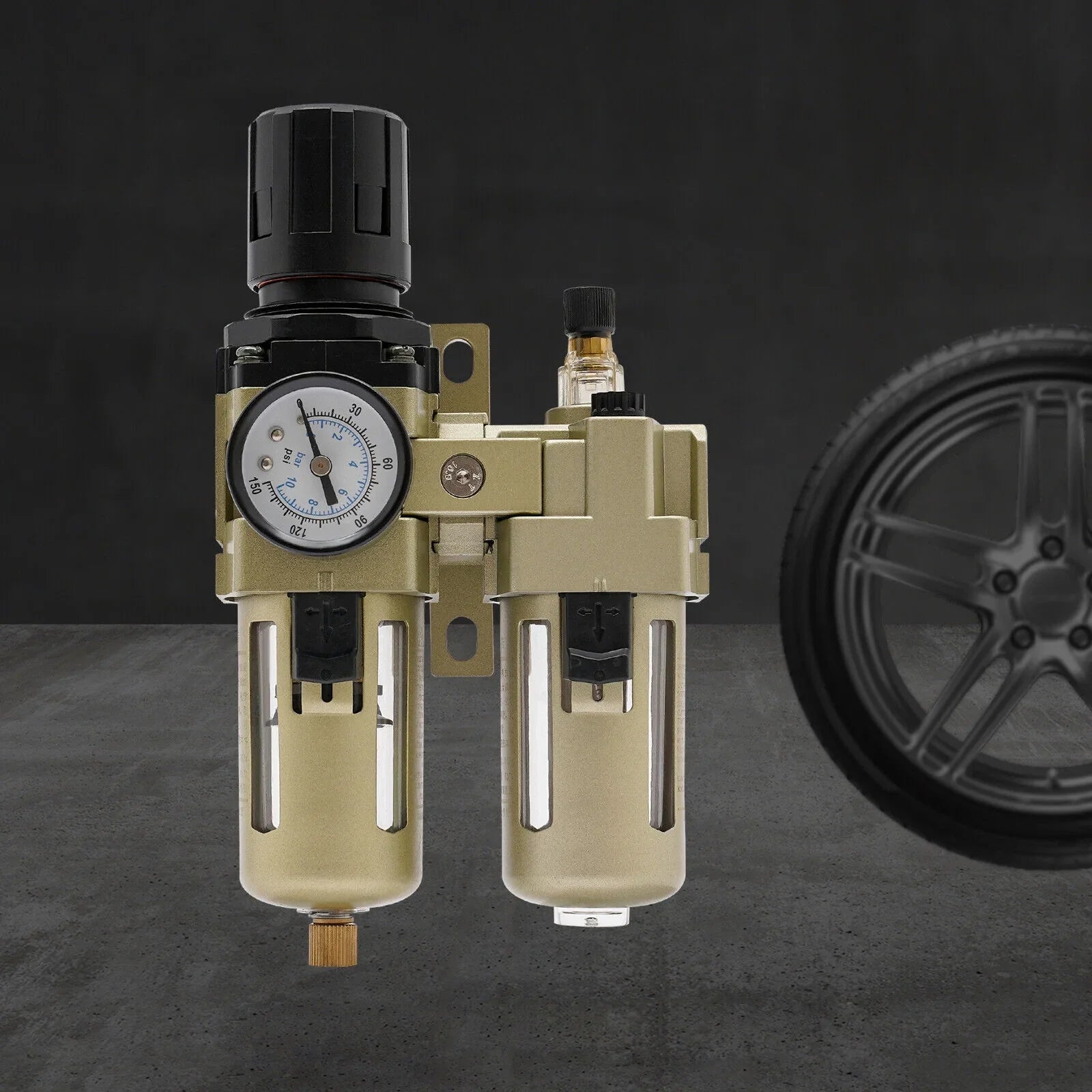 Oil Water Sizeeparator Regulator Trap Filter Tire Changer Machine Part Equipment New