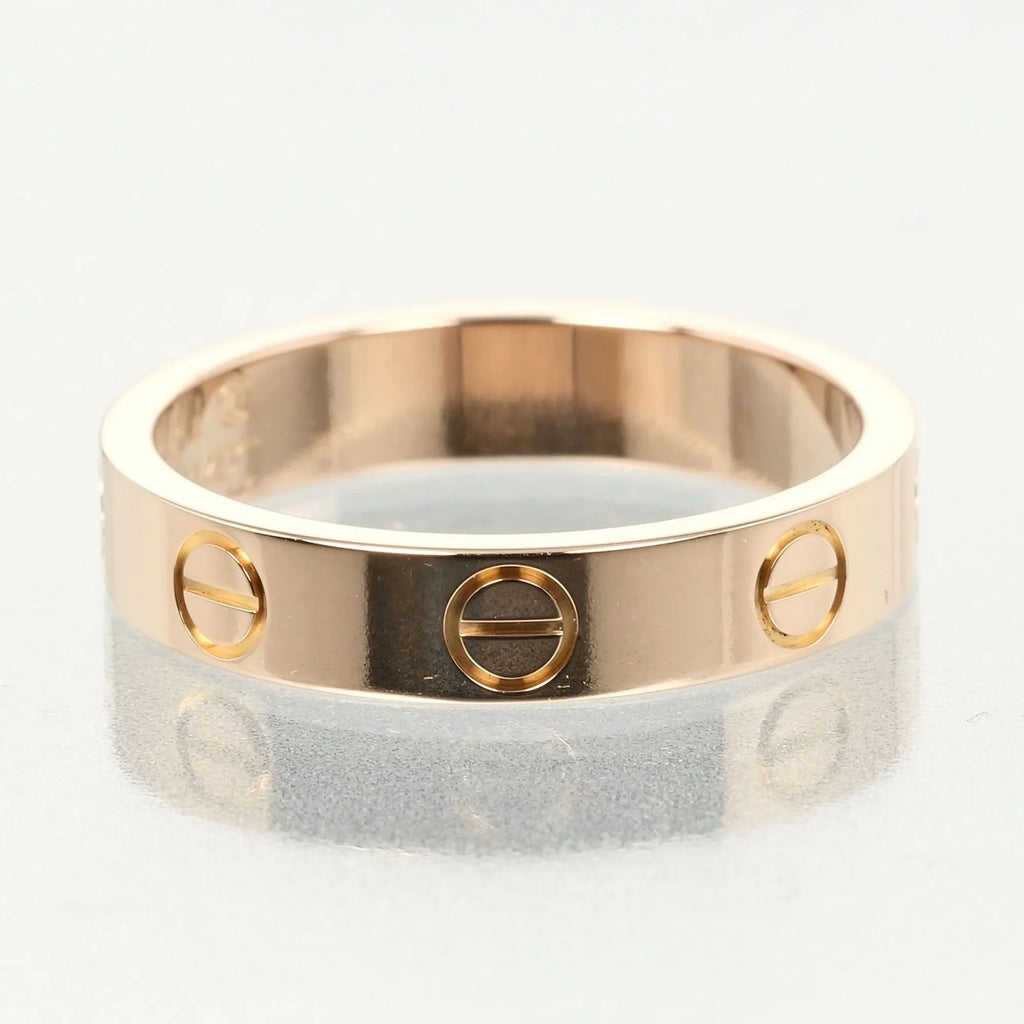 Pre-Owned Cartier Love Wedding Ring Sizeize 9, K18 PG Pink Gold, Approx. 3.6g I132124020 (Good)