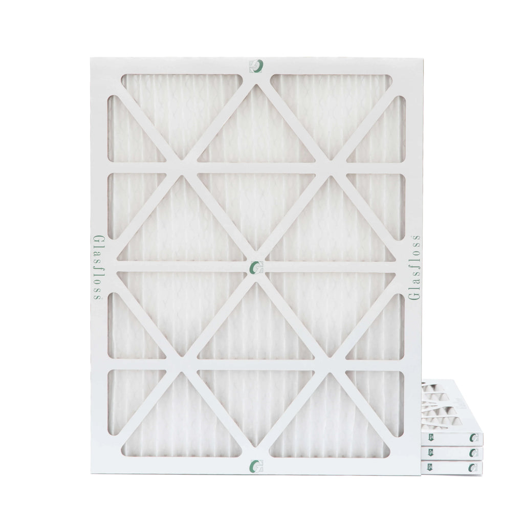 Glasfloss ZL 20x24x1 MERV 10 Pleated AC Furnace Air Filters. Box of 4. Exact Sizeize: 19-3/8 x 23-3/8 x 7/8