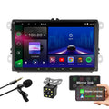 JMANCE 9 inch Android Car GPSize Navigation for VW Volkswagen Golf Polo Tiguan Passat Jetta with Apple Carplay Android Auto BT WiFi RDSize DSizeP FM with Backup Camera