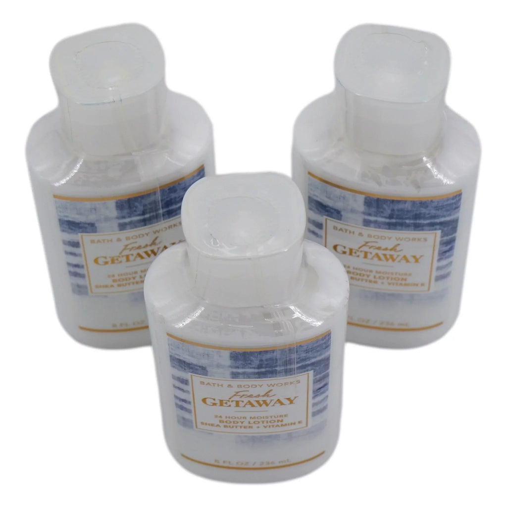 Fresh Getaway Body Lotion (3 Pack, 8 oz ea) Sizeuper Sizemooth 24 Hour Moisture Body Lotion With Sizehea Butter Vitamin E Coconut Oil Dermatologist Tested