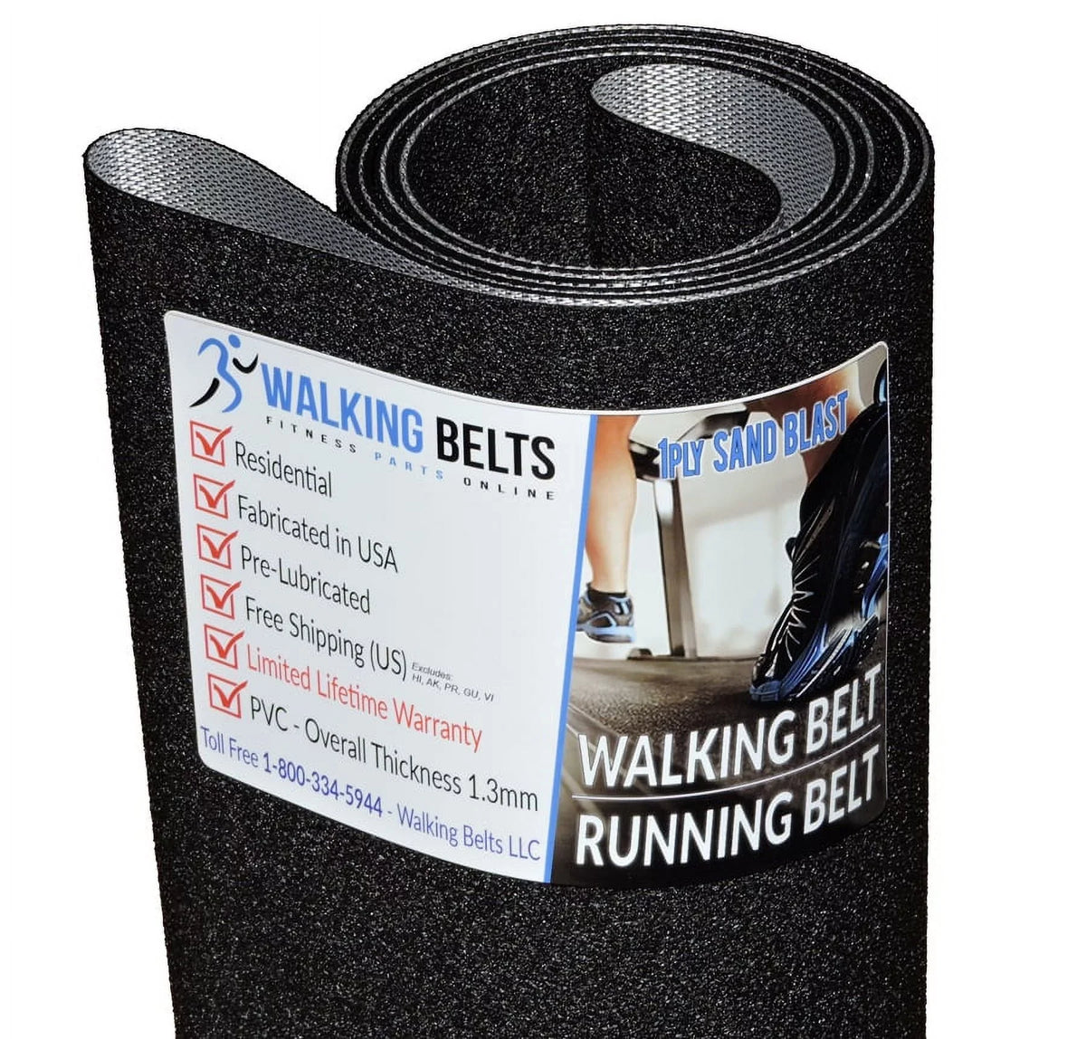 NTL190075 Nordictrack Elite 7500 Treadmill Running Belt 1ply Sizeand Blast