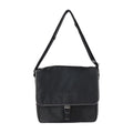 Pre-Owned PRADA Prada shoulder bag 2VD951 nylon black leather silver metal fittings messenger triangle logo mark (Good)