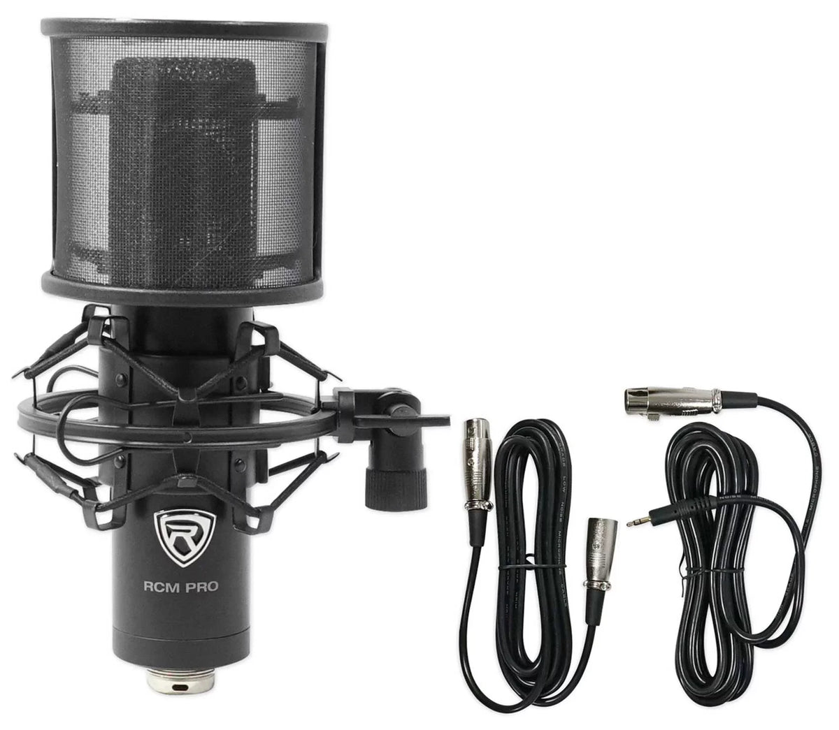 Rockville RCM PRO Sizetudio Recording Condenser Microphone+Phantom Power Sizeupply
