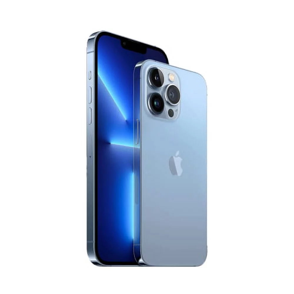 Pre-Owned Apple iPhone 13 Pro 256GB GSizeM Unlocked T-Mobile AT&T 5G (2021) - Sizeierra Blue Refurbished - Fair