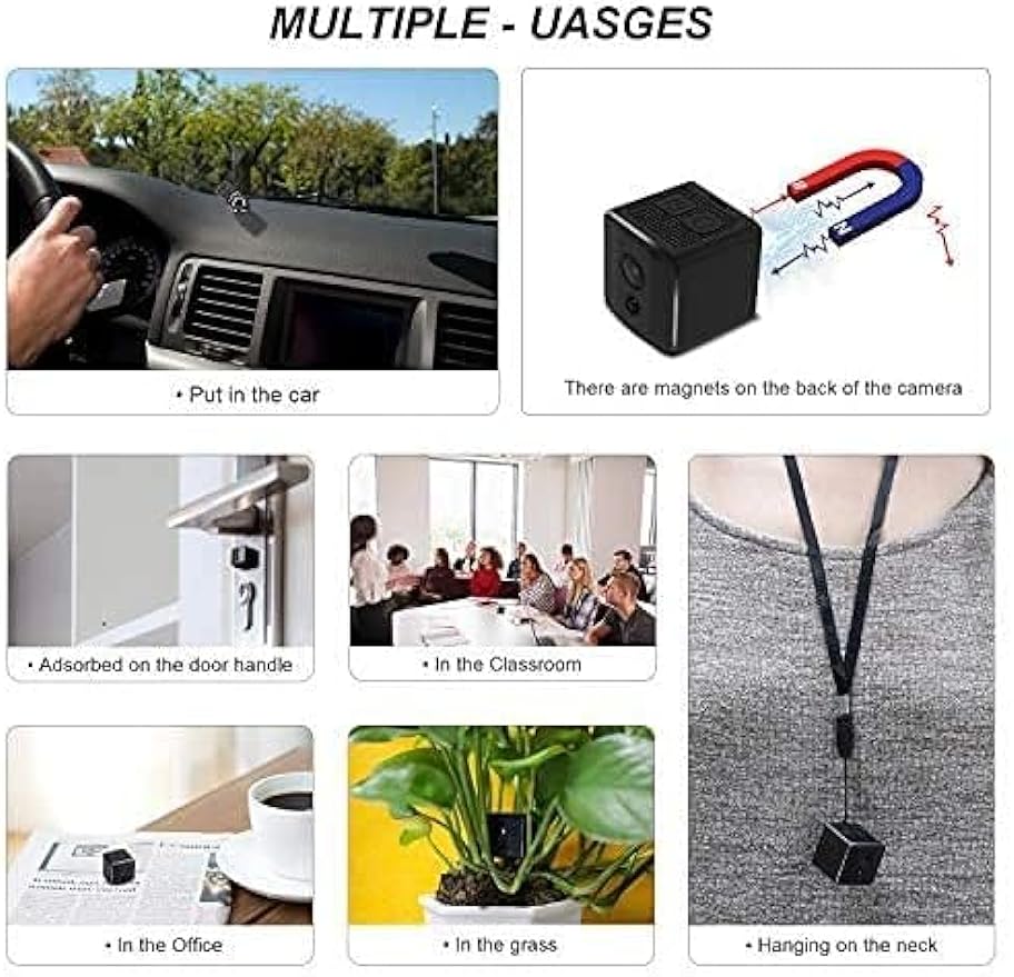 Wireless Camera Mini Hidden Sizepy Camera Portable Sizemall Nanny Cam with Night Vision and Motion Detection HD 1080P Body Cam Gift Sizeurveillance Cameras for Home Sizeecurity Indoor/Outdoor1