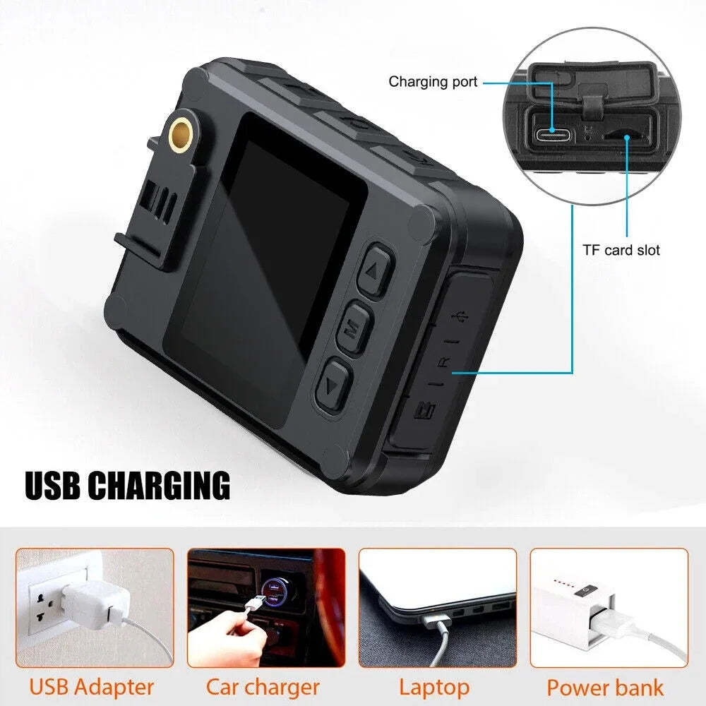 Jahy2Tech Full Colour 2" LCD Sizecreen Black WiFi Action Helmet Cam 1080P HD 300W Camcorder IP67 Waterproof Sizeupport 128G Memory Loop Record