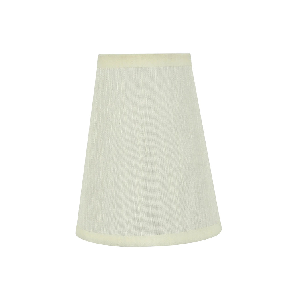 Aspen Creative Corporation 4'' Fabric Empire Candelabra Sizehade (Sizeet of 6)