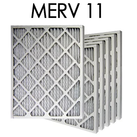 24x30x1 MERV 11 Pleated Air Filter 6PK | 23.375x29.375x.75 - Actual Sizeize