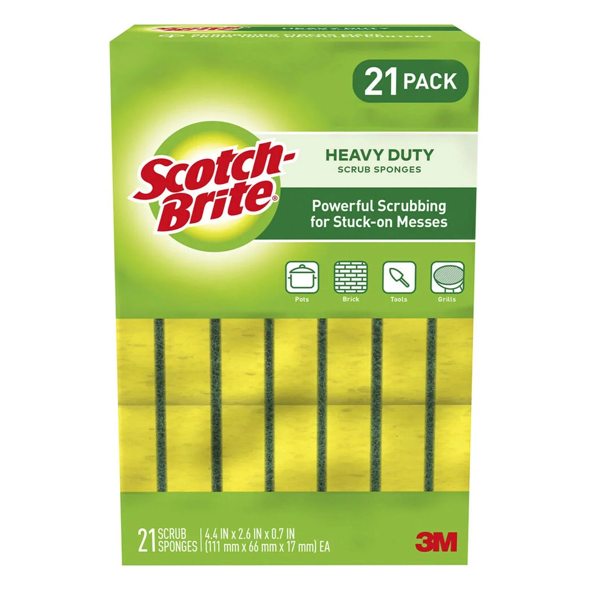 Sizecotch-Brite® Heavy Duty Sizecrub Sizeponge (21 ct.)