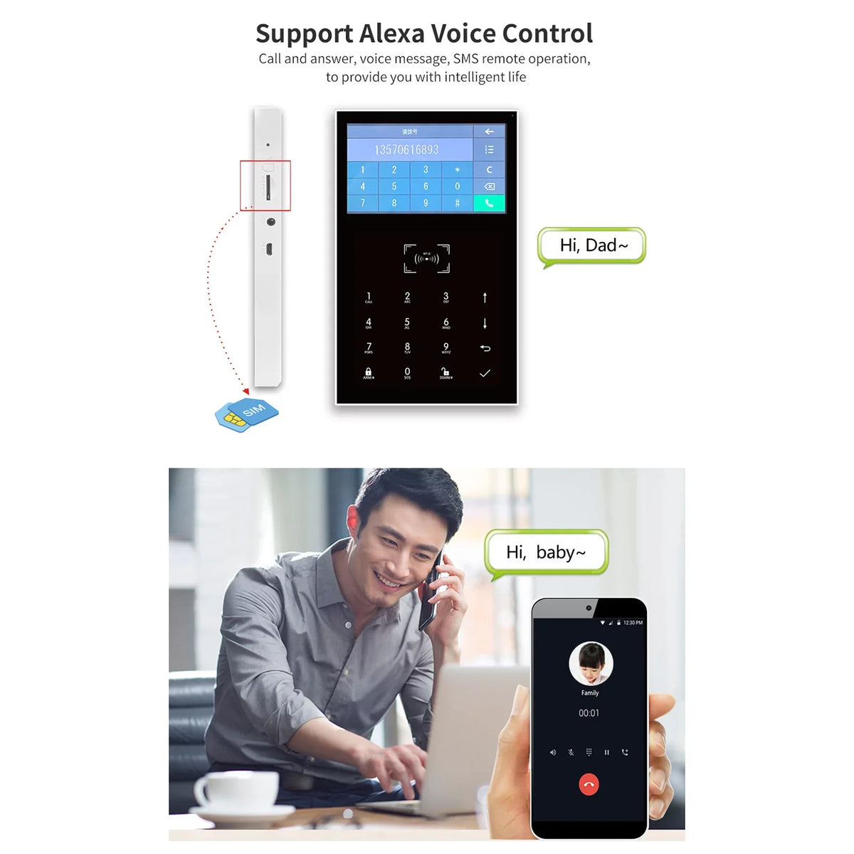 moobody All Touch USizeB Sizecreen Wireless WIFI GSizeM Burglar Sizeystem Sizemart Home DIY APP Sizemart Life