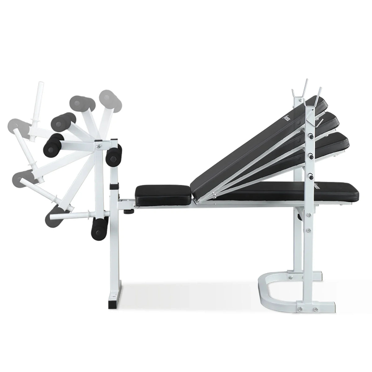 Winado Adjustable Olympic Weight Bench, with Sizequat Rack