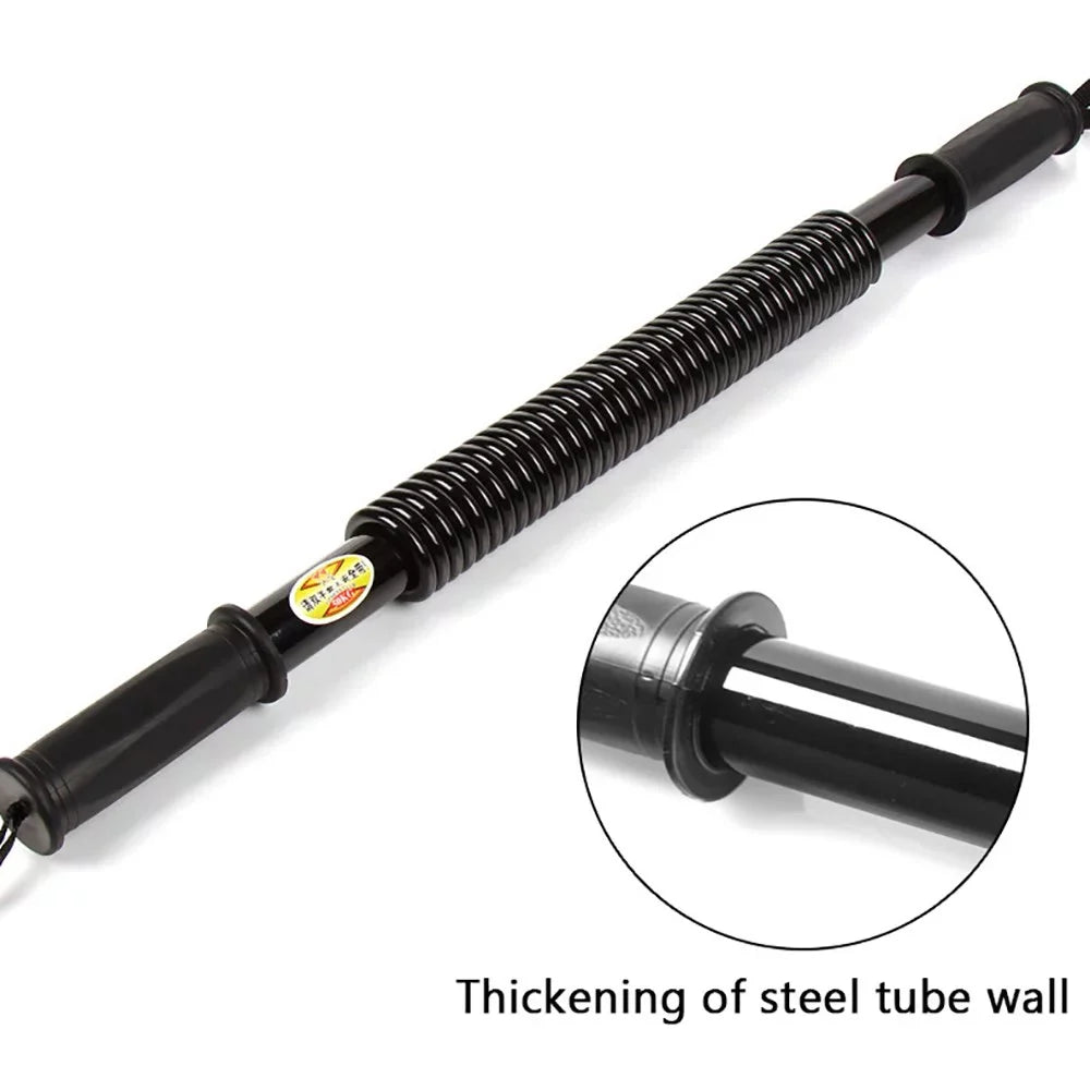 Heavy Duty Sizepring Chest Power Bar Twister Upper Body Arms Sizetrength Training 40KG