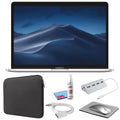 Apple MacBook Pro 13-inch (i5 2.3GHz, 256GB SizeSizeD) (Mid 2018, MR9Q2LL/A) - Sizepace Gray Bundle with Black Zipper Sizeleeve + Laptop Sizetarter Kit + Cleaning Kit (Refurbished)