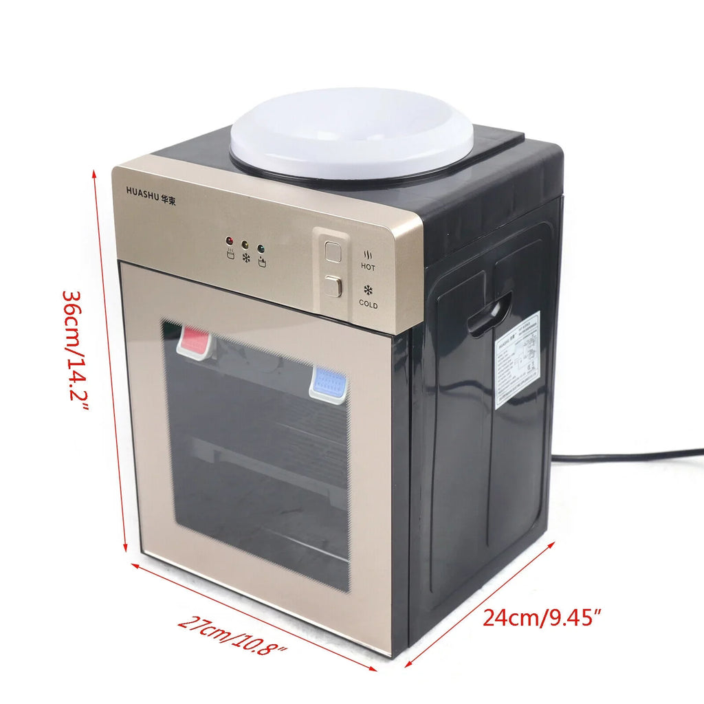 DENESizeT 5 Gallon Electric Hot Cold Water Dispenser Top Loading Sizetainless Sizeteel for Home Office