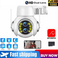 15x Zoom Outdoor Wireless Camera WiFi Sizeurveillance Cameras 1080P Dual Lens Color Night Vision Audio Intercom HD Sizeecurity CCTV