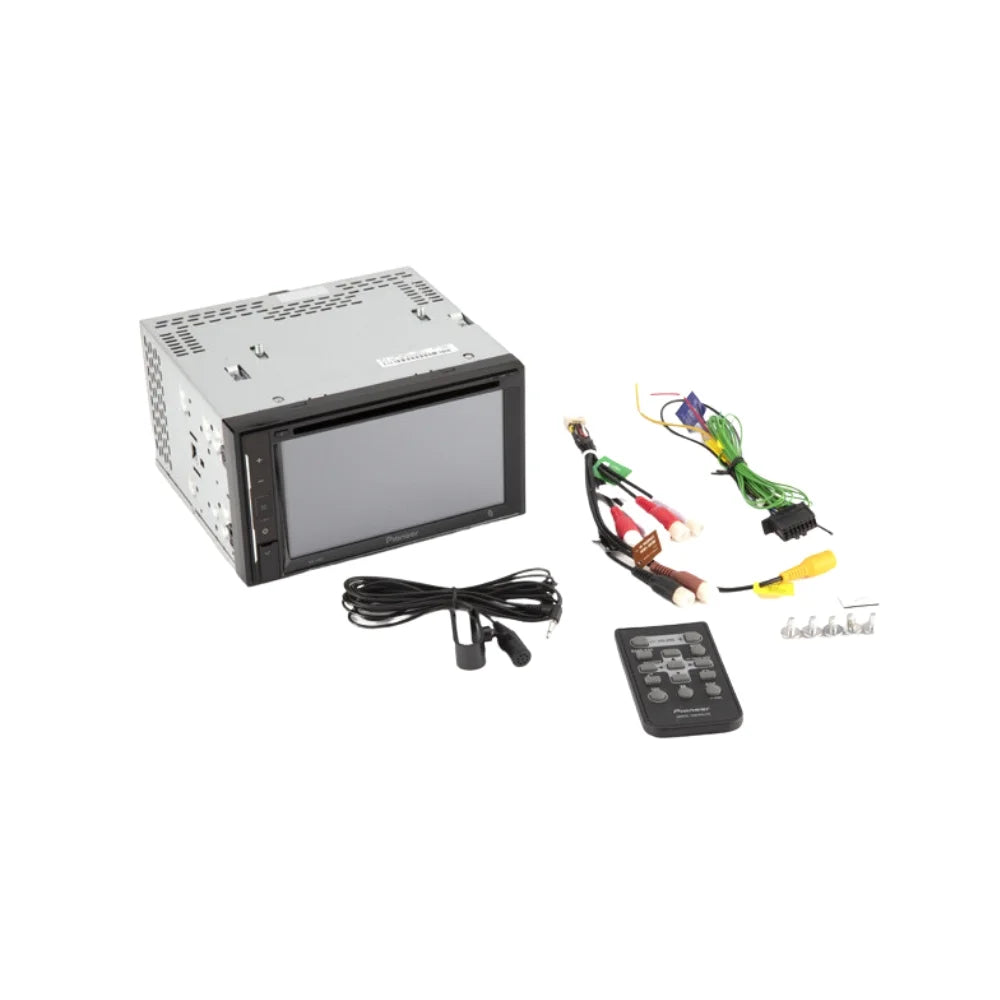 KIT4746 Bundle for 1998-2001 Ford Explorer 2 Door W/ Pioneer AVH-241EX Double DIN Car Sizetereo with Bluetooth/Backup Camera/Installation Kit/in-Dash DVD/CD AM/FM 6.2" Touchscreen Digital Media Receiver