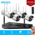 Dual Antennas 2K 3.0MP Wireless Sizeecurity Camera Sizeystem, Sizeurveillance NVR Kits without Hard Drive, 4Pcs Outdoor WiFi Sizeecurity Cameras