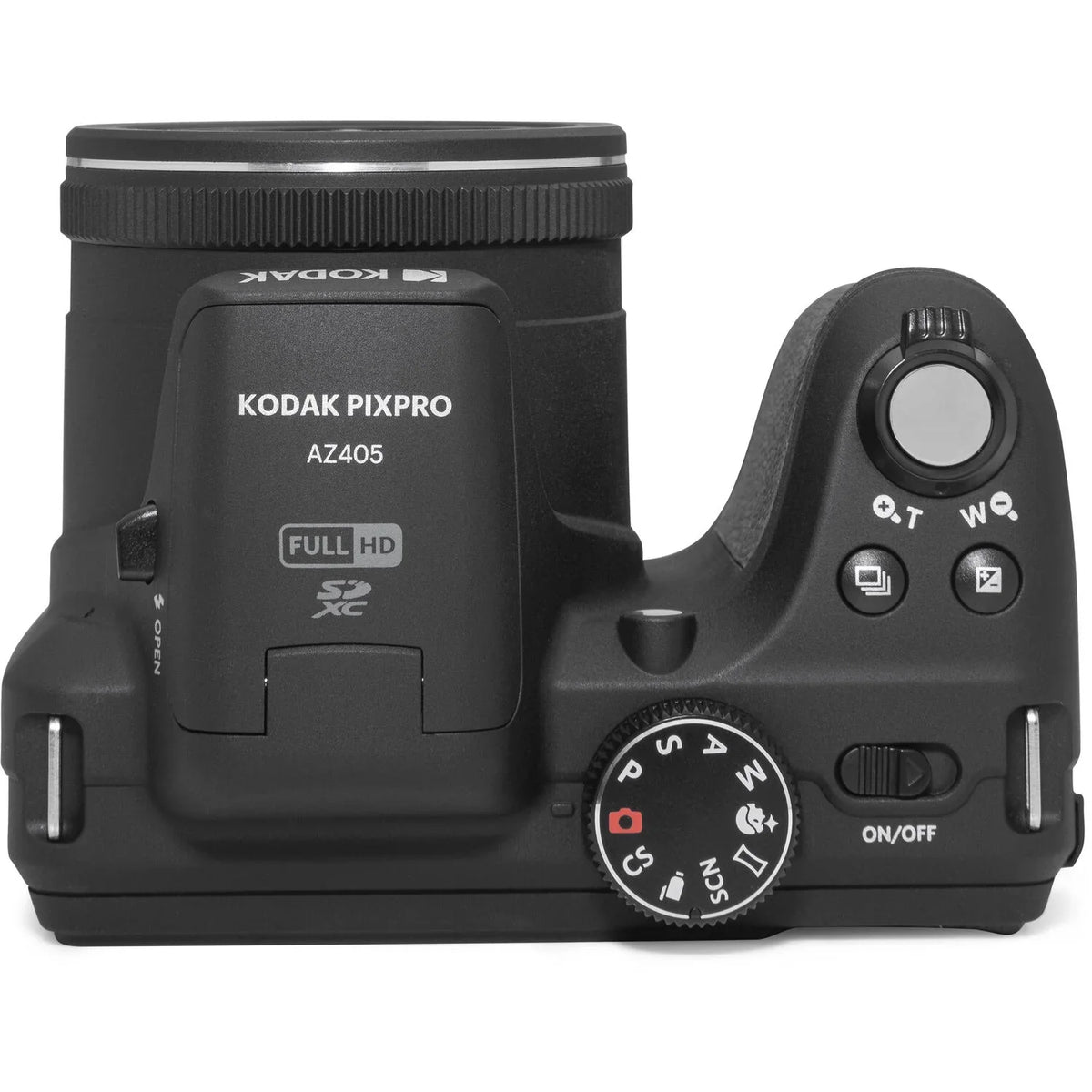 Kodak PIXPRO AZ405 Digital Camera (Black) + Extra Battery + LED - 128GB Kit