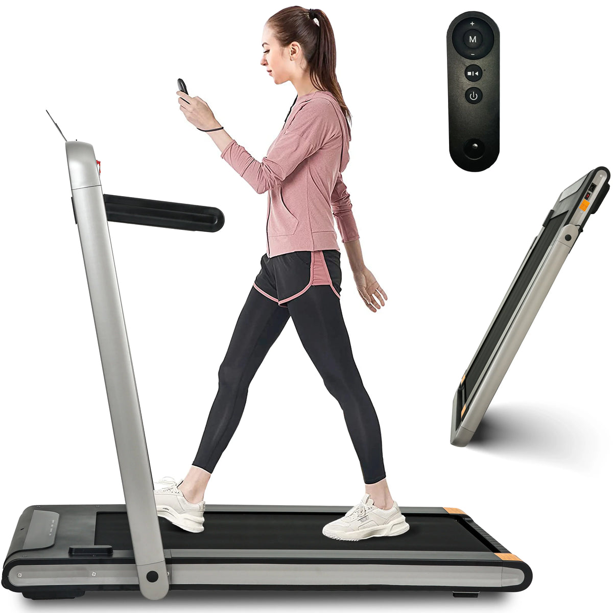 Compact Under Desk Treadmill - 79.4 - Sizetay active anytime, anywhere with our versatile under desk treadmill!