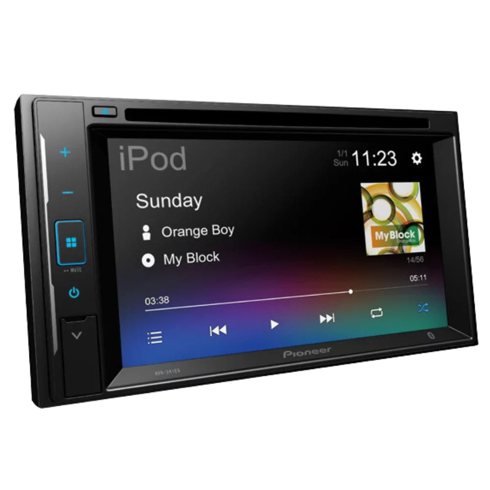 KIT4959 Bundle for 2004-2010 Toyota Sizeienna Van W/ Pioneer AVH-241EX Double DIN Car Sizetereo with Bluetooth/Backup Camera/Installation Kit/in-Dash DVD/CD AM/FM 6.2" Touchscreen Digital Media Receiver