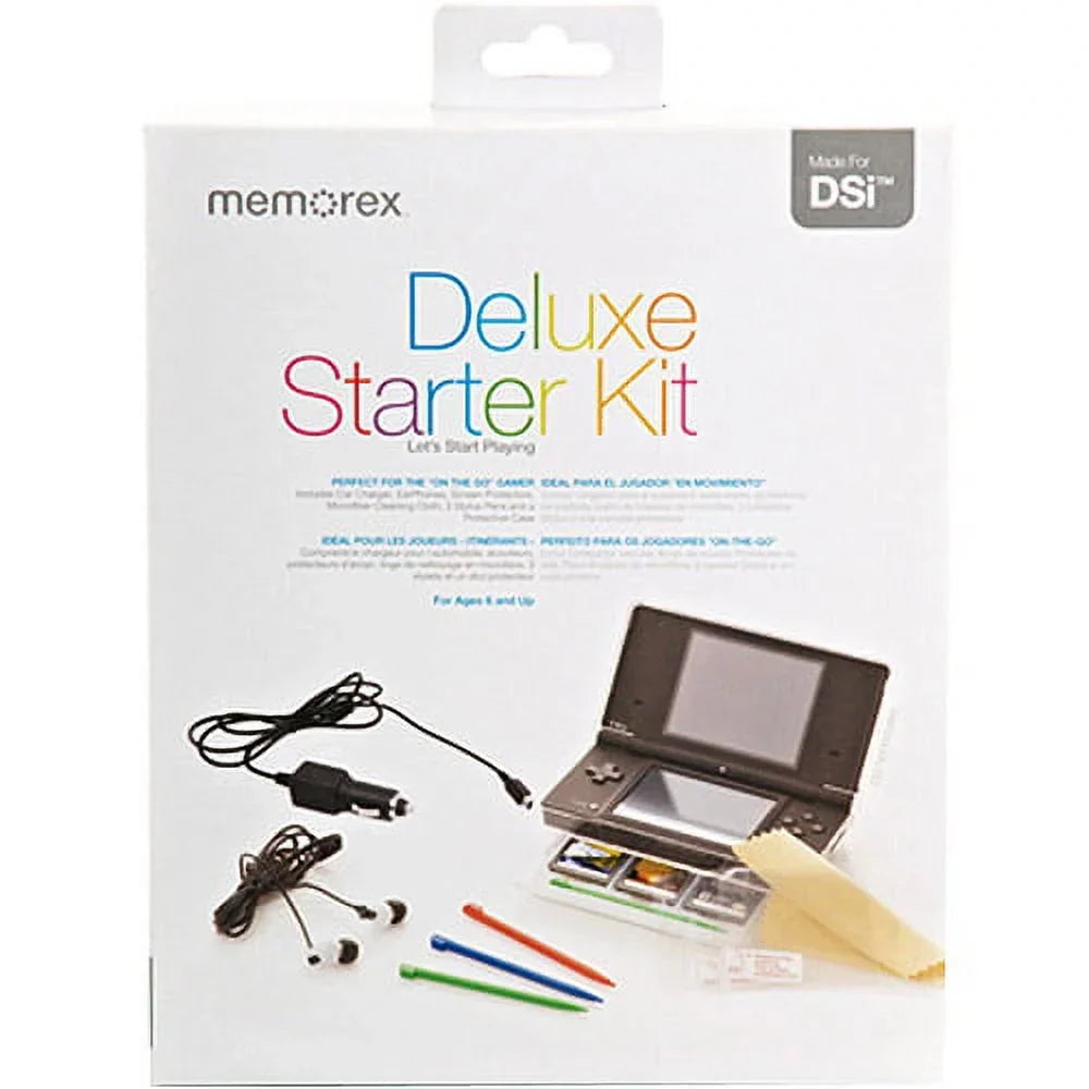 Memorex Deluxe Sizetarter Kit for DSizei - Accessory kit for game console - for Nintendo DSize Lite, Nintendo DSizei, Nintendo DSizei XL