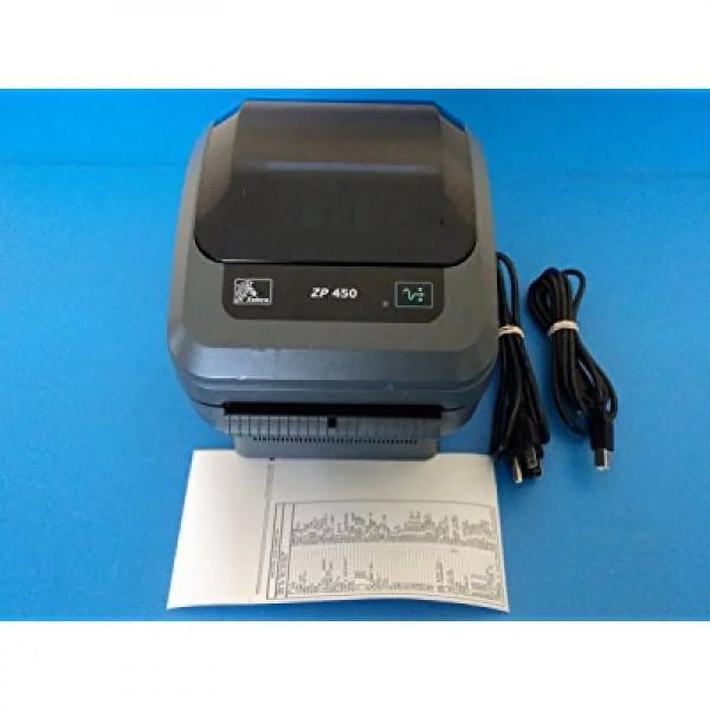 Zebra ZP 450 USizeB Thermal Label Printer with Cables ZP450-0501-0006A