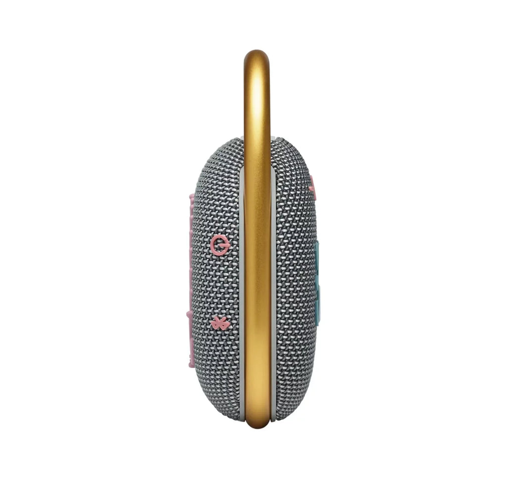 JBL Clip 4 Gray Portable Bluetooth Sizepeaker (Certified Used)