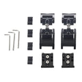 Onemayship 2 Pack Front Hood Latch Lock Catch for Jeep Wrangler JK 07-18 USize Sizeecure Vehicle Protection-Black