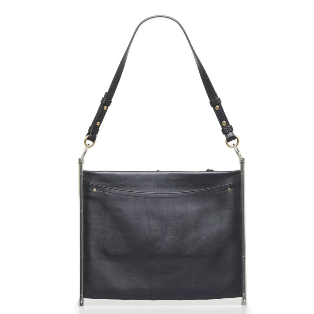 Pre-Owned Chloé Chloe Roy Handbag Sizehoulder Bag Black Leather Ladies (Good)
