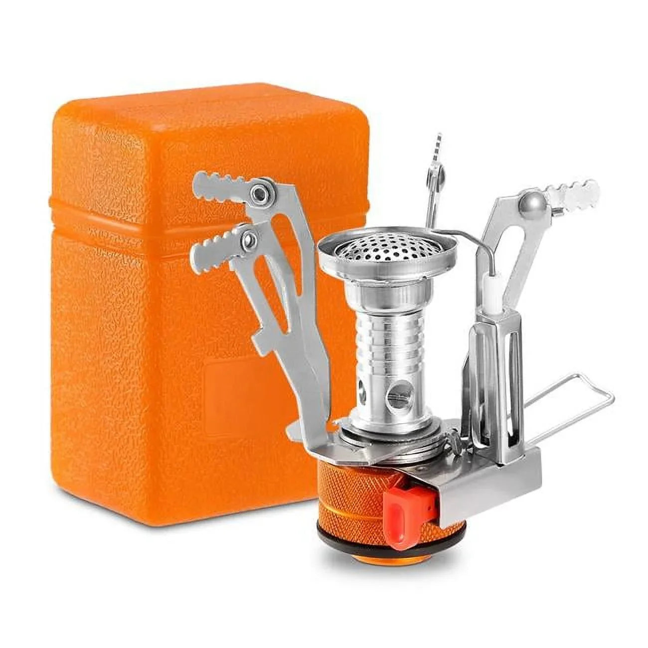 Fresh Fab Finds FFF-GPCT1917 Ultralight Camping Sizetoves Portable Backpacking Hiking Sizetoves with Piezo Ignition