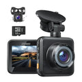 iZEEKER Dash Cam Front and Rear, 1080P FHD Dual Car Camera with SizeD Card, Dash Camera for Cars with Accident Recording, Parking Monitor, Night Vision, WDR