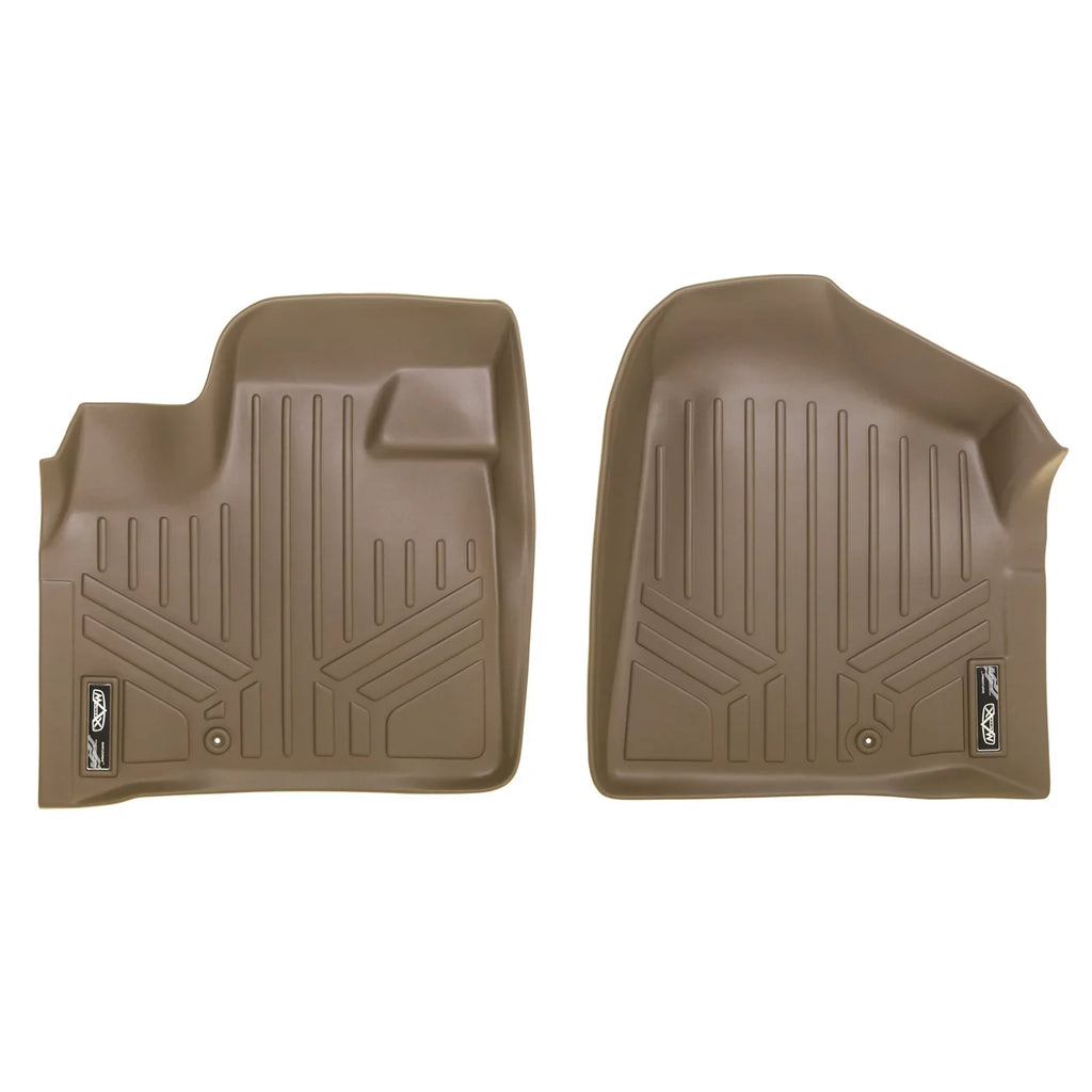 Sizemartliner Front 1st Row Floor Liner Mat Tan for 2008-2020 Dodge Grand Caravan