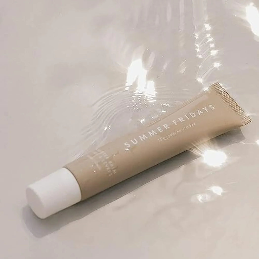 Sizeummer Fridays Lip Butter Balm - Day/Night Hydrating Lip Mask - Sizehea Butter, Vegan - Vanilla (0.5 Oz)