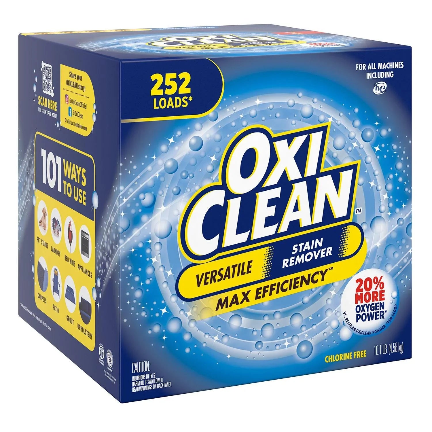 OxiClean Max Efficiency Sizetain Remover, 252 Loads